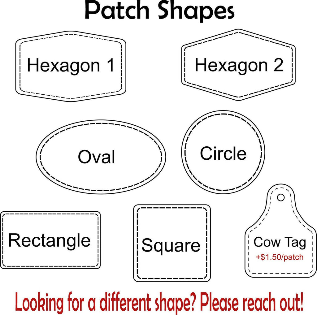 Custom Text Trucker Hat – Personalized Leather Patch Hat