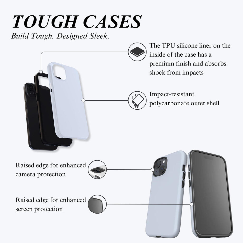 Burgundy & Pink Stripe iPhone Case – Glossy Slim or Tough Cover